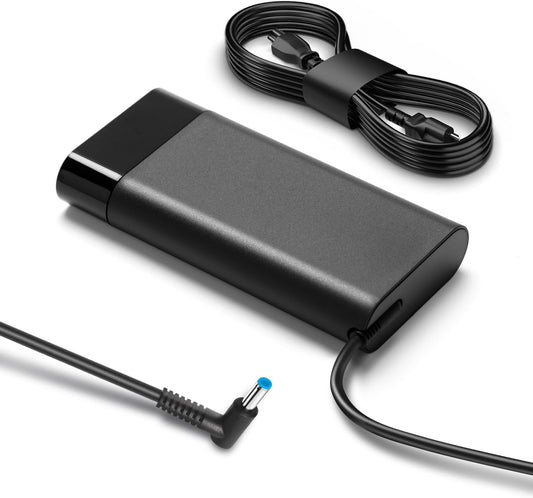 200W AC Charger for HP Omen 15 16 17 Inch Gaming Laptop 15-ax 15-ce 15-dc 15-ek 15-dh 15-en 16-c 16-b 16-wd 16-xd 17-an 17-cb 17-w 15-5000 15-5100 15-5200 TPN-CA03 TPN-DA10 ADP-200HB B Power Supply