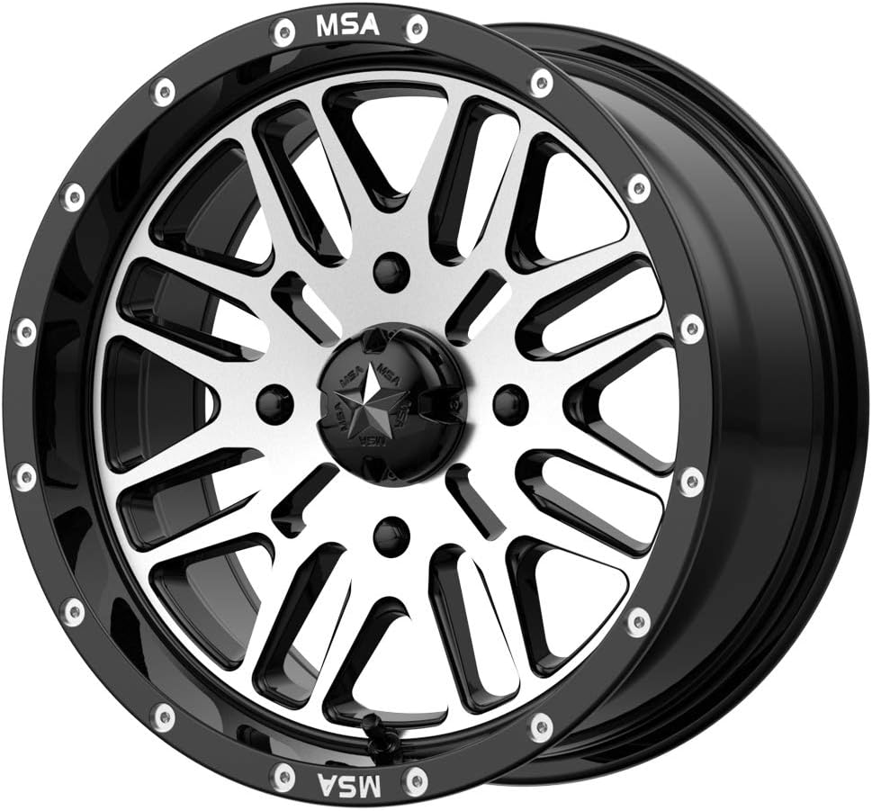 MSA Offroad Wheels MA38 18X7 4X156 G-BLK MACH 10MM - M38-018756