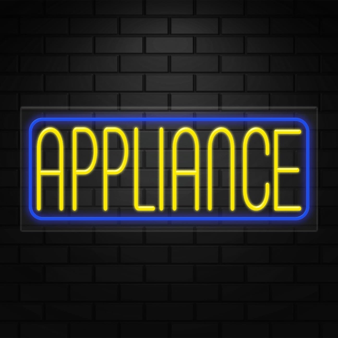 Appliance Neon Sign for Retail Displays | Value priced LED Flex Neon | Electronic Light Up LED Sign for Windows/Walls | 32"W x 13"H x 1"D