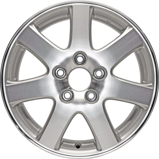 Part Synergy Replacement For New 16 Inch Aluminum Wheel Rim Fits 2004-2005 Honda Accord 5 Lug 115mm 7 Spokes 16x6.5 inch