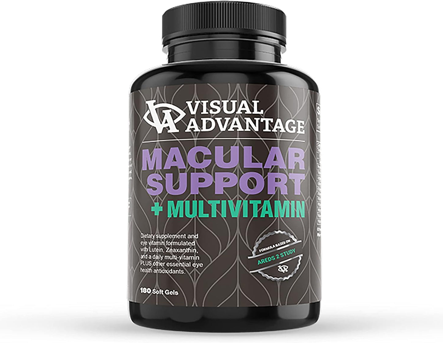 Lunovus Macular Support Plus Multivitamin Based on AREDS 2 Study - Eye Vitamins for Macular Support - Mineral Supplement with Lutein and Zeaxanthin - 180 Soft Gels