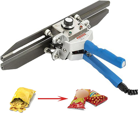 Hand Held Heat Sealer, 300mm Plastic Bag Sealer, Impulse Sealer, Vacuum Sealer Bag Packing Machine, Lightweight Design, Adjustable Temperature, Easy To Operate, For Foil Bags and Kraft Bags Plastic