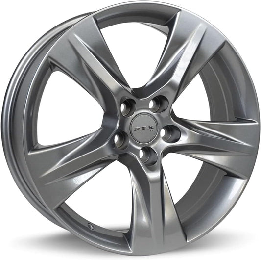 RTX KAZAKI Custom Wheel - 17x7.5, 35 Offset, 5x114.3 Bolt Pattern, 60.1mm Hub - Gunmetal Rim