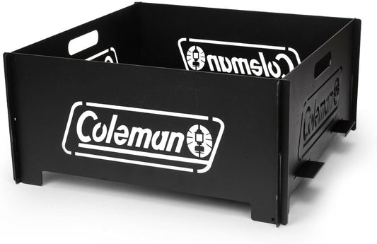 Coleman Pack-A-Way 10\u201D Portable Fire Pit, Collapsible Wood Burning Fire Pit, Outdoor Accessory for Camping, Backyard, Deck & Patio, Black