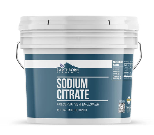 Earthborn Elements Sodium Citrate (1 Gallon), Preservative, Emulsifier