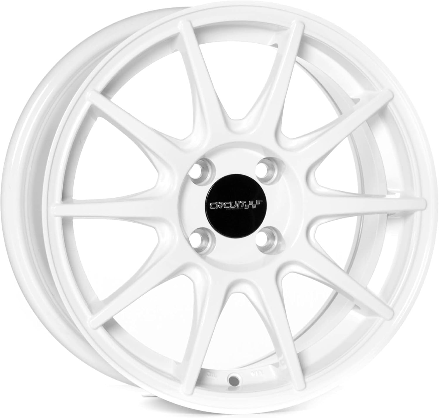 Circuit Performance CP41 15x7 Gloss White 4x100 +35mm Wheels JDM M.C.O Style