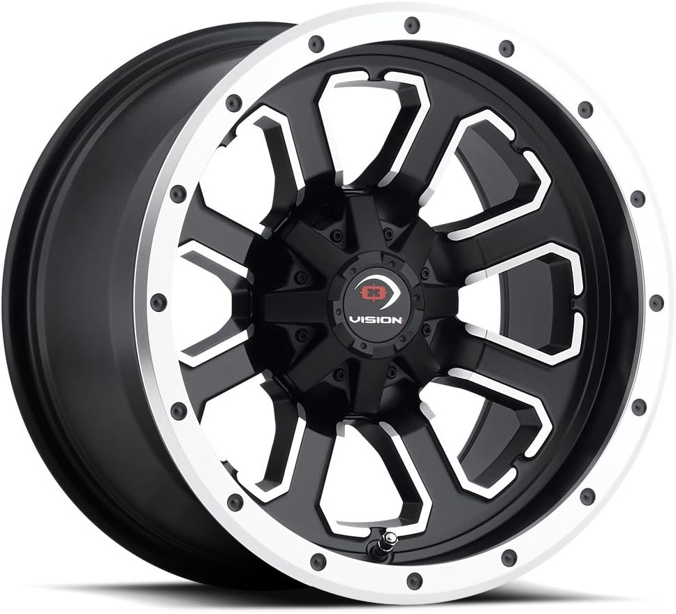 VISION ATV COMMANDER Wheels/Rims 14x7 inch 156 ET2.5 Matte Black Machined Face