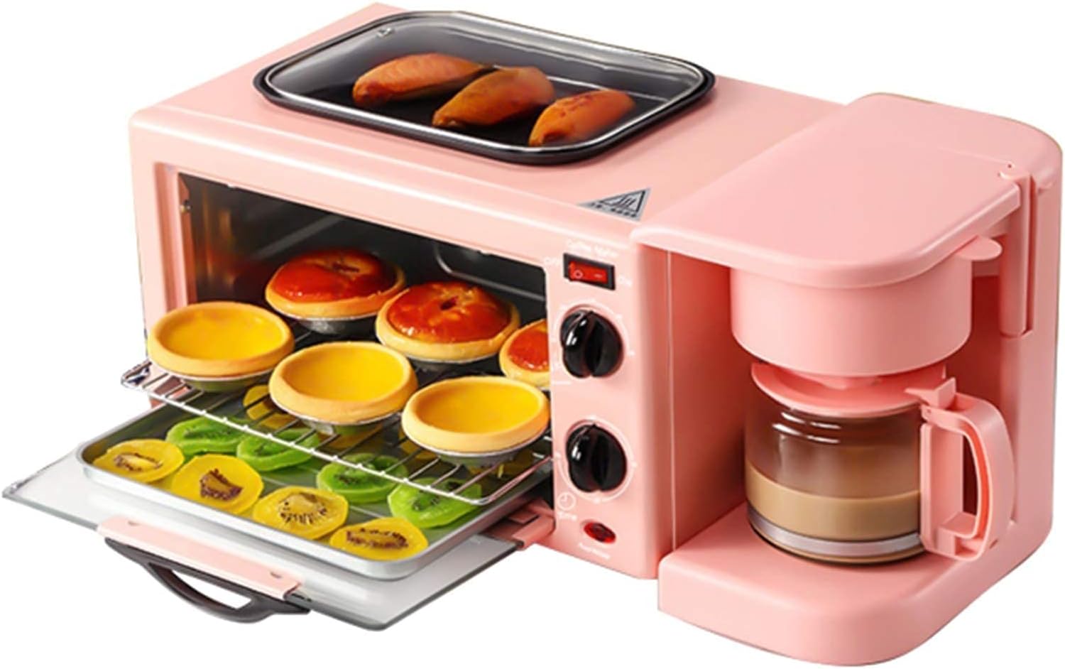 Toaster Toaster Oven Small Oven 9L Home Multifunctional 3-in-1 Breakfast Machine Electric Oven Coffee Omelette Toaster Toast Air Fryer