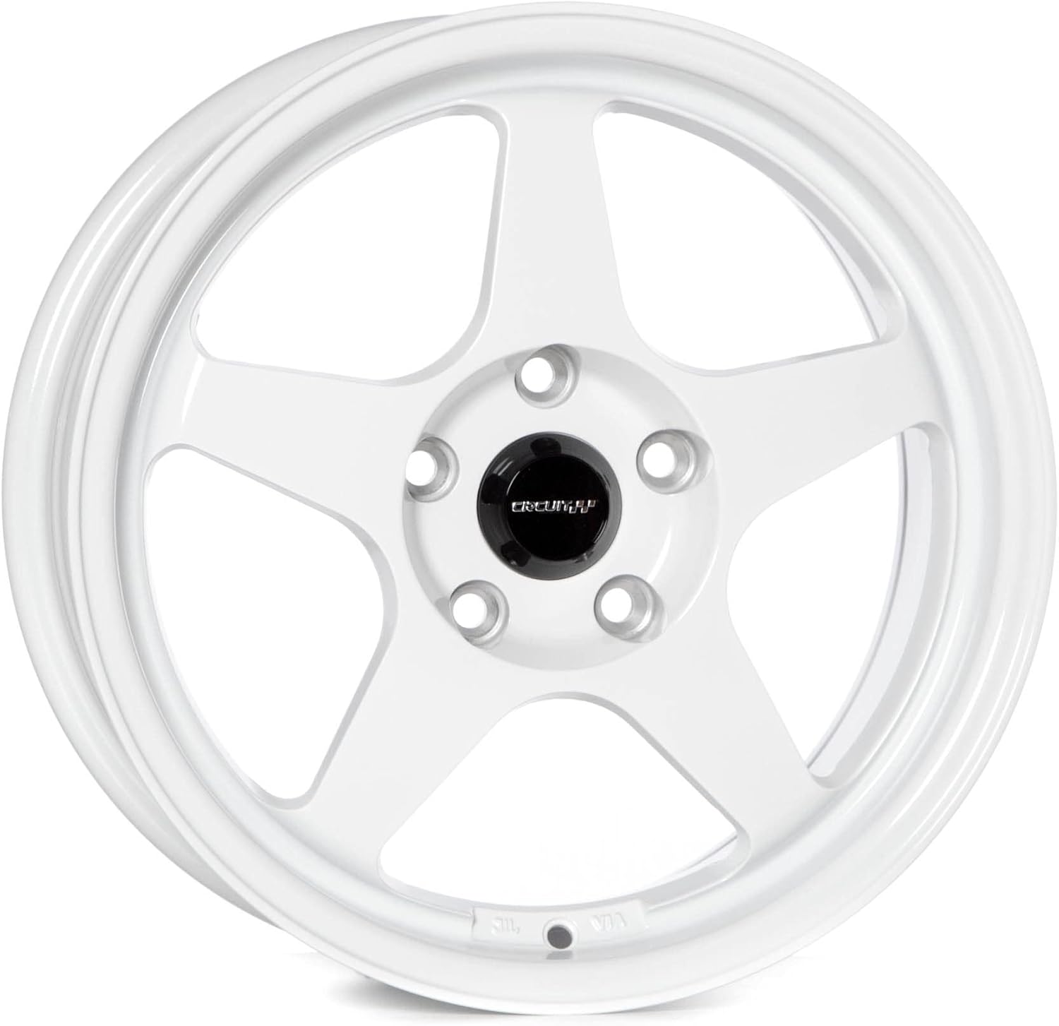 Circuit Performance CP22 16x7 Gloss White 5x114.3 +35mm Offset Wheels Spoon SW388 Style