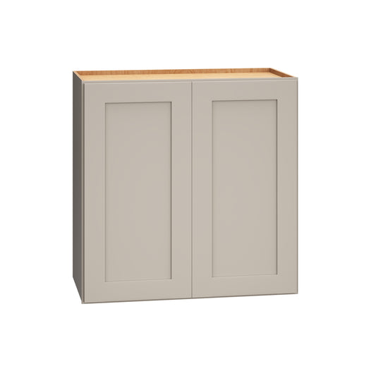 Diamond Express Jamestown 24-in W x 24-in H x 12-in D Cloud Gray Wall Fully assembled Plywood Cabinet Recessed Panel Shaker