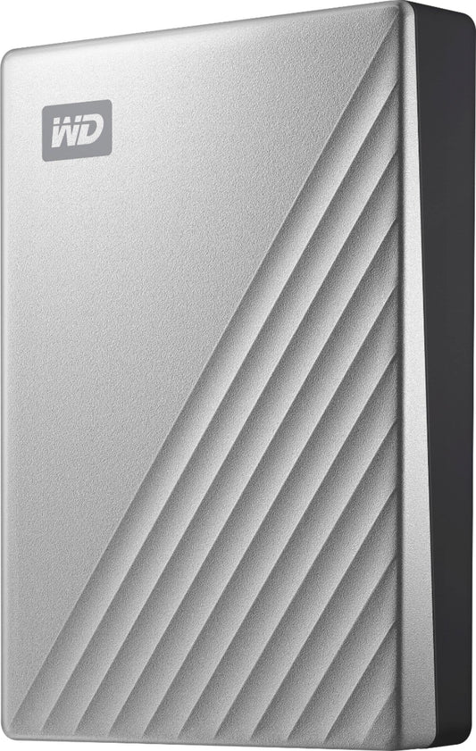 WD - My Passport Ultra 4TB External USB 3.0 Portable Hard Drive - Silver