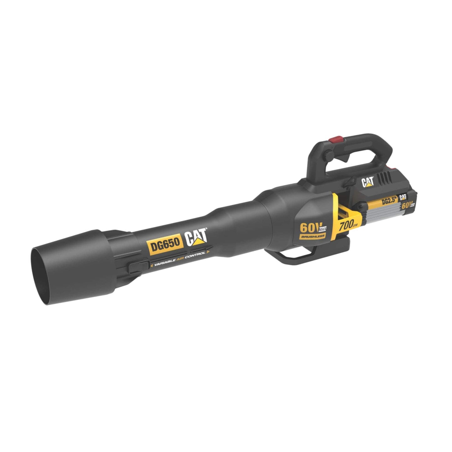 CAT 60-volt Max 700-CFM 135-MPH Battery Handheld Leaf Blower 2.5 Ah (Battery and Charger Included) DG650