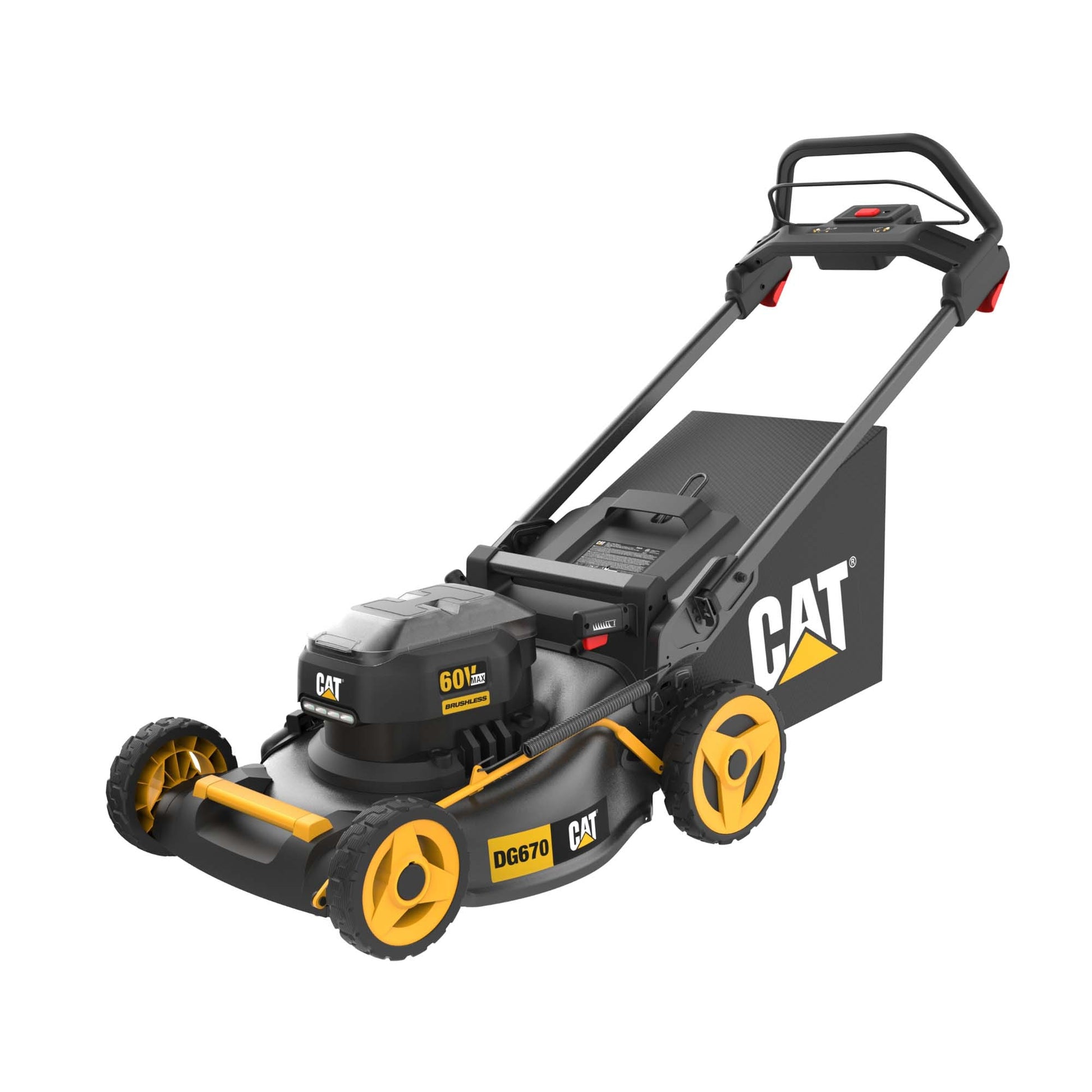 CAT 60-volt 21-in Cordless Push Lawn Mower 5 Ah (1-Battery and Charger Included) DG670