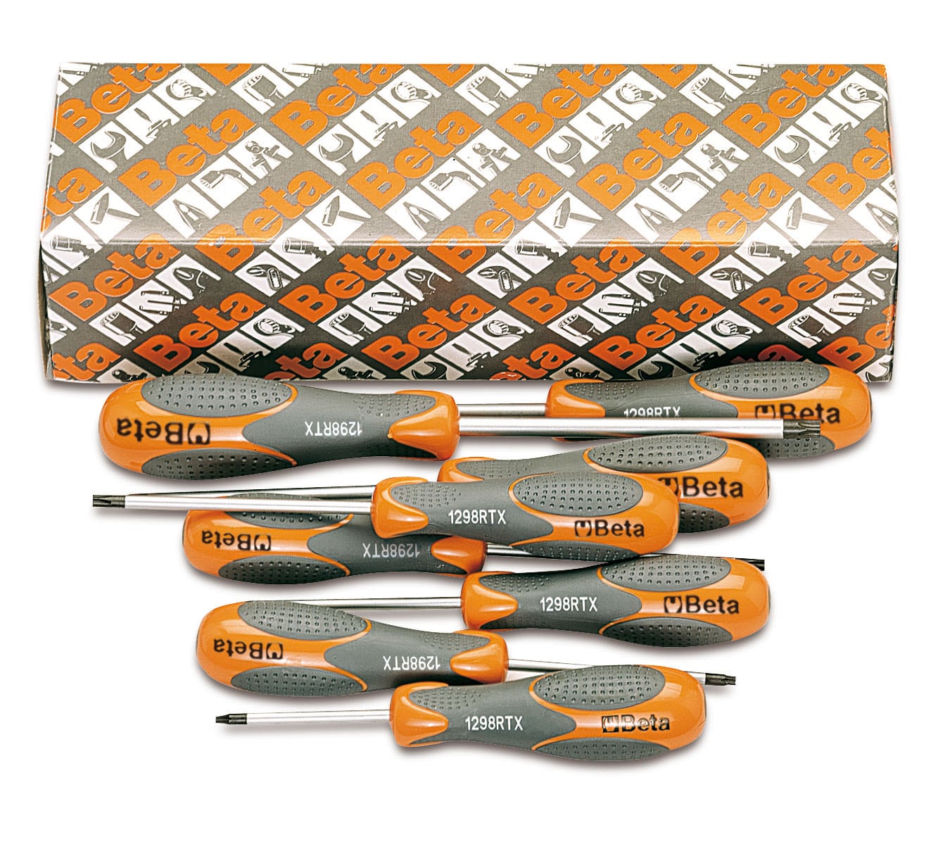 Beta 8-Piece Cushioned Grip Torx Screwdriver Set - Sizes T9, T10, T15, T20, T25, T27, T30, T40 12980308