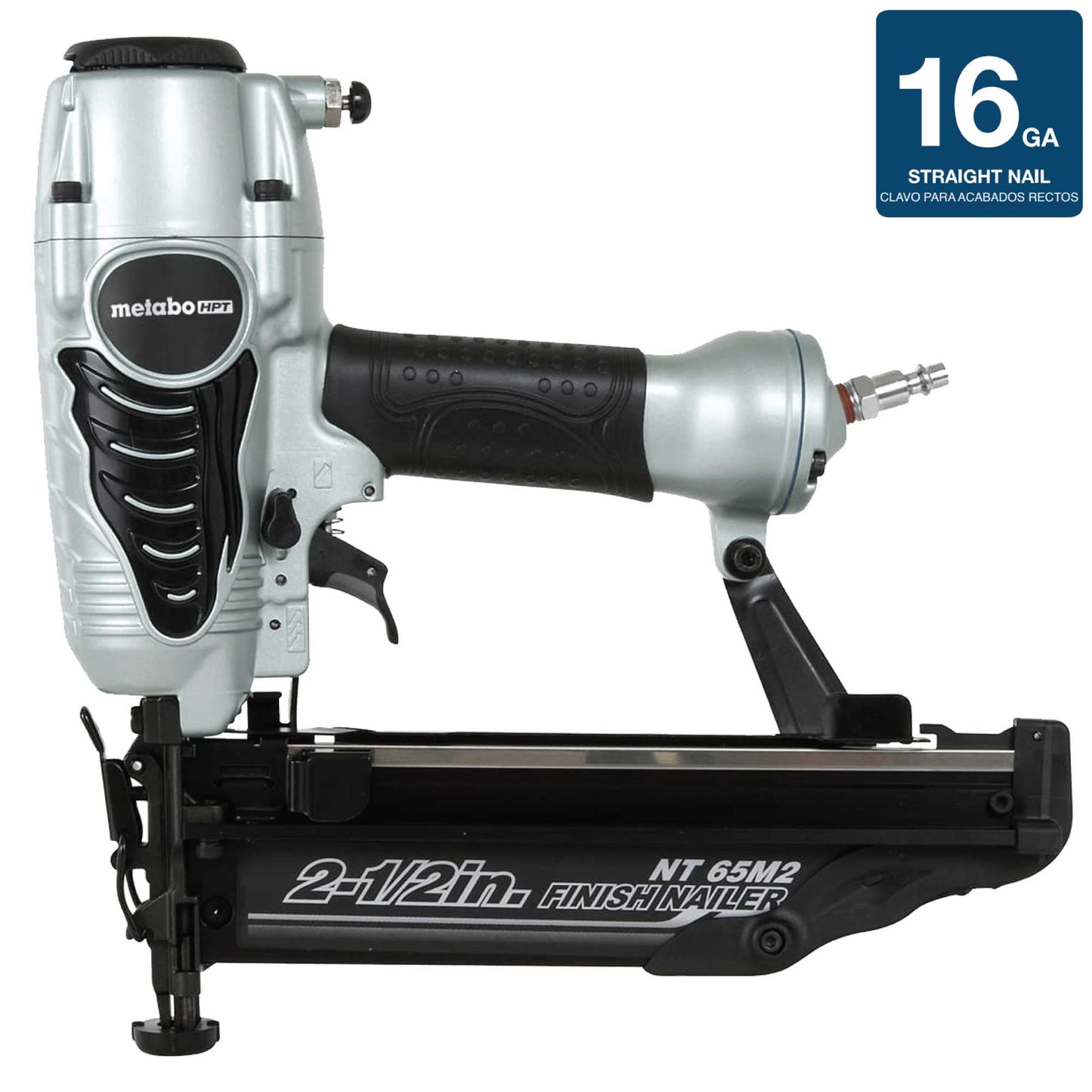Metabo HPT 2.5-in 16-Gauge Pneumatic Finish Nailer NT65M2SM