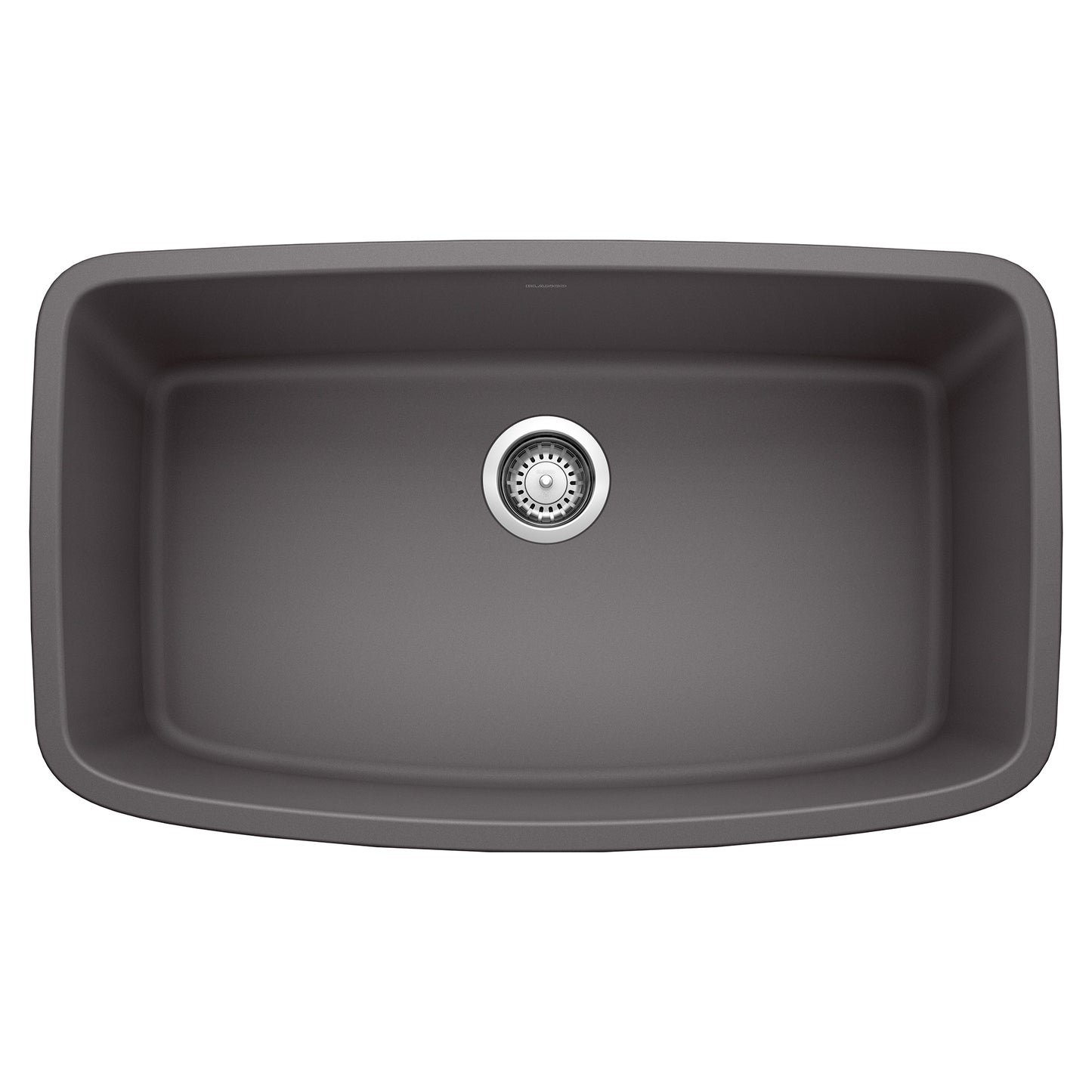 BLANCO Valea Silgranit Undermount 32-in x 19-in Granite Single bowl Kitchen Sink