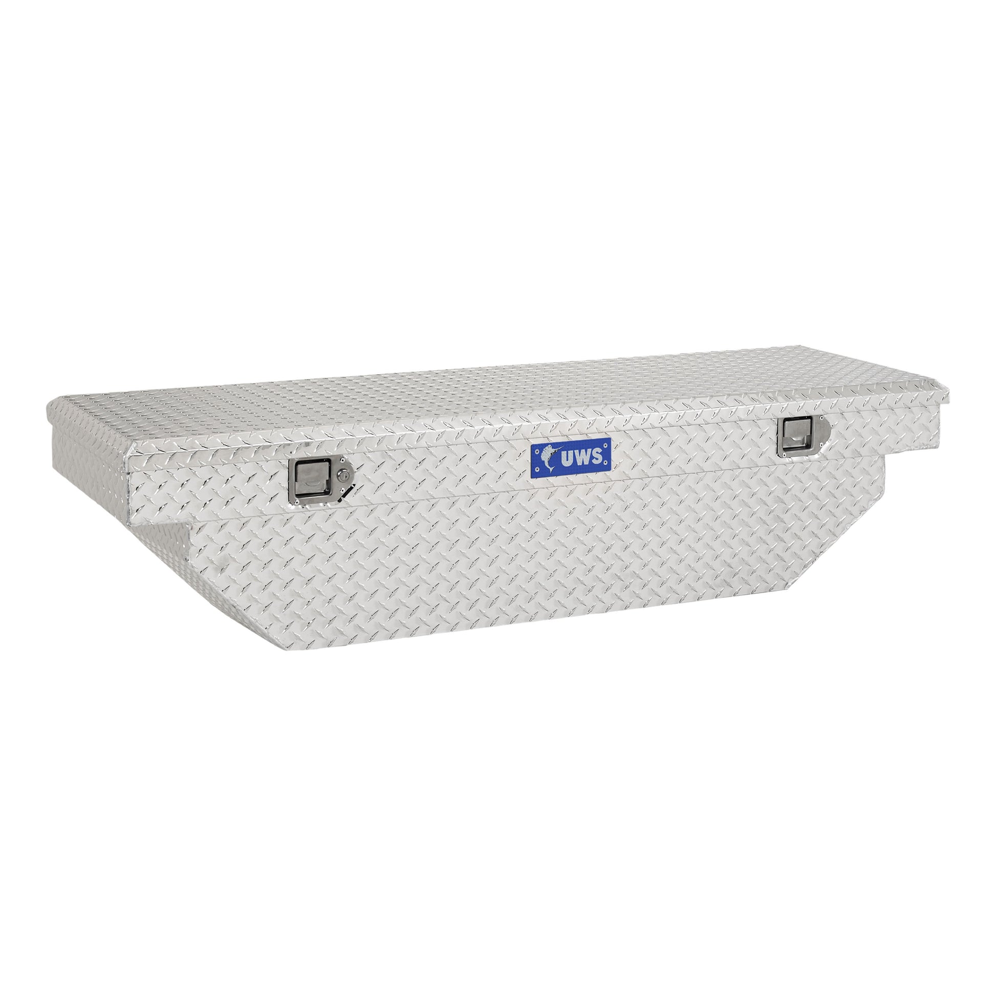 UWS 60.875-in x 20-in x 14.75-in Bright Aluminum Crossover Truck Tool Box EC10171