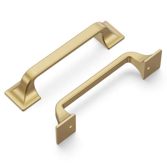 Hickory Hardware Forge 3-3/4-in (96Mm) Center to Center Champagne Bronze Rectangular Handle Drawer Pulls (10-Pack) H076701-CBZ-10B