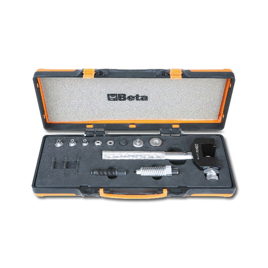 Beta Automotive Chain Riveting Kit with 15 Piece Chain Kit - 3-4-5 mm Sizes - Compatible with Various Pitches - Includes Storage Case 30800015