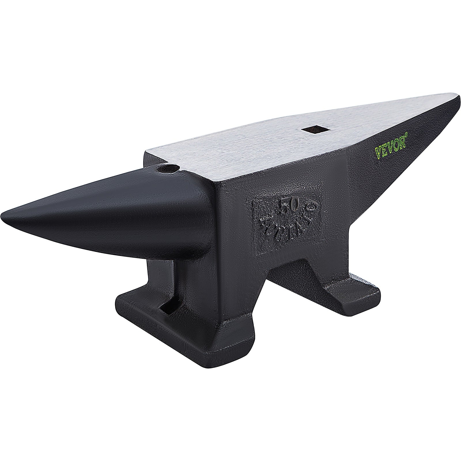 VEVOR Cast Iron Anvil 110Lbs Blacksmith Workshop Vise GZHSBDD110LBSL3X3V0