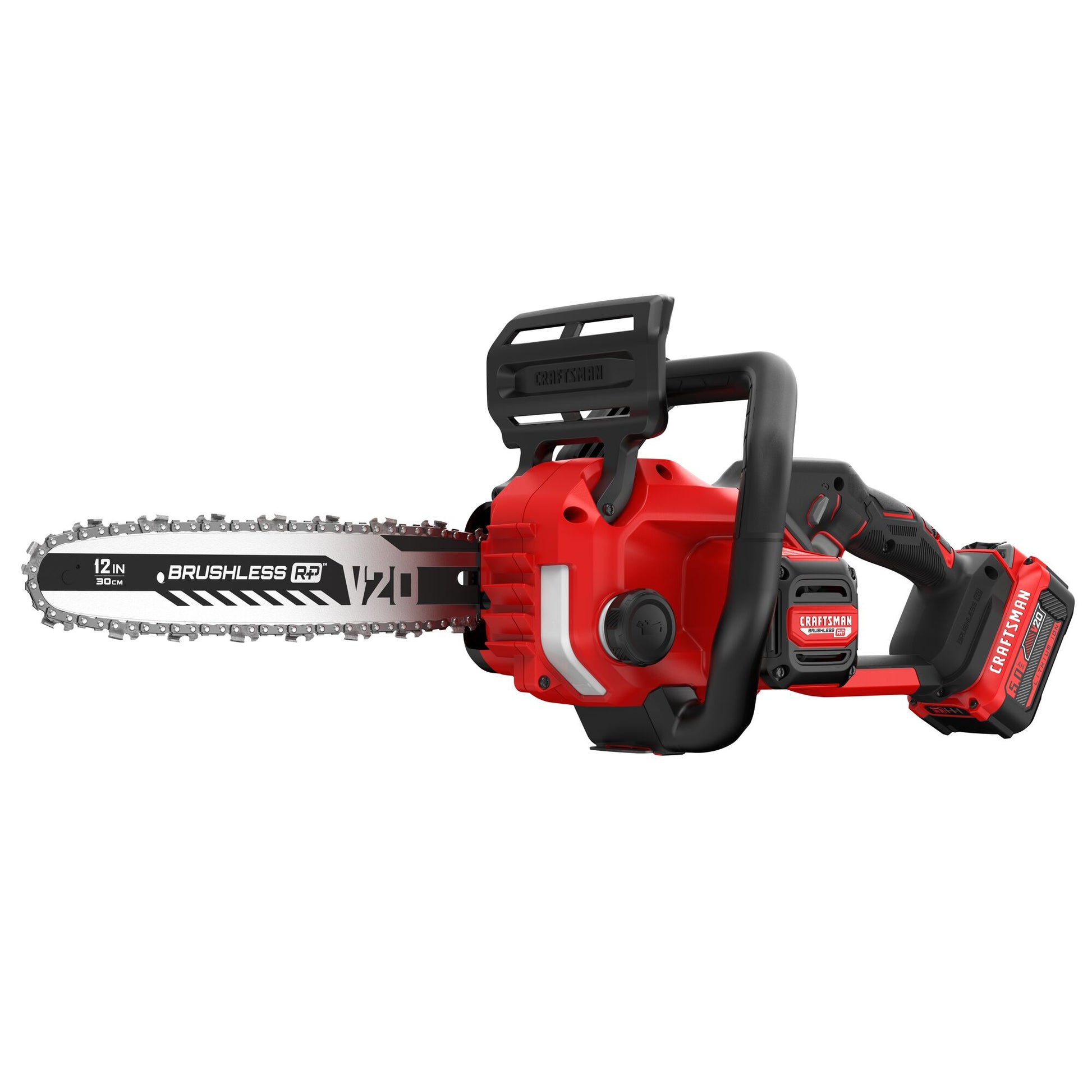 CRAFTSMAN V20 20-volt Max 12-in Brushless Battery 5 Ah Chainsaw (Battery and Charger Included) CMCCS630P1