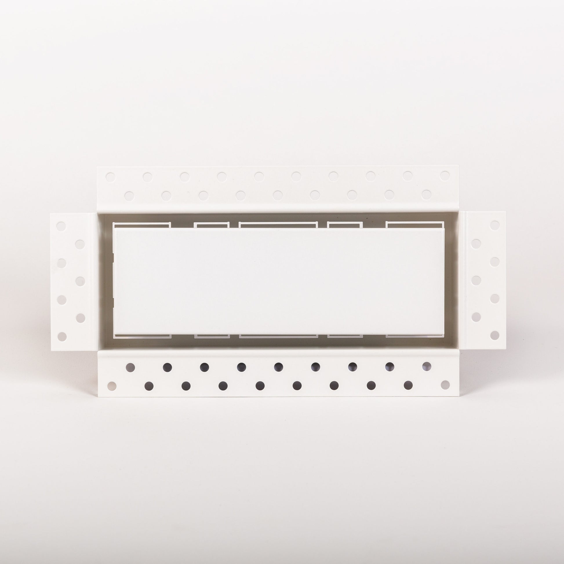 Aria Vent 30-in x 10-in 1-way Steel Satin White Sidewall/Ceiling Register DWALL10X30.25SWH