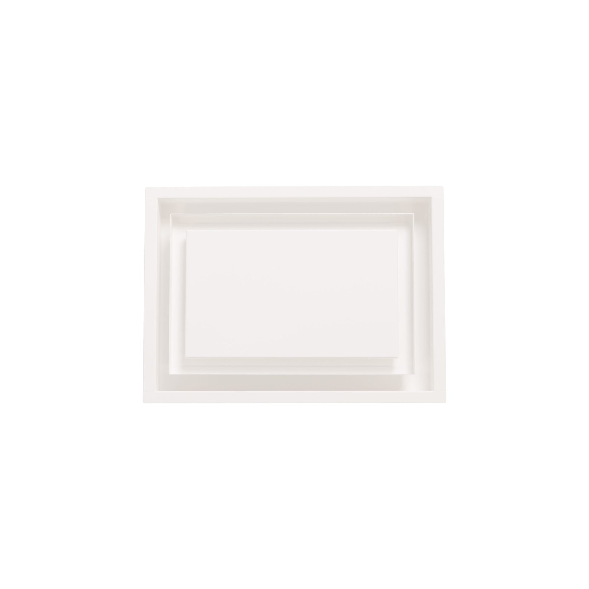 Aria Vent 30-in x 10-in 1-way Steel Satin White Sidewall/Ceiling Register DWFR10X30SWH-HP