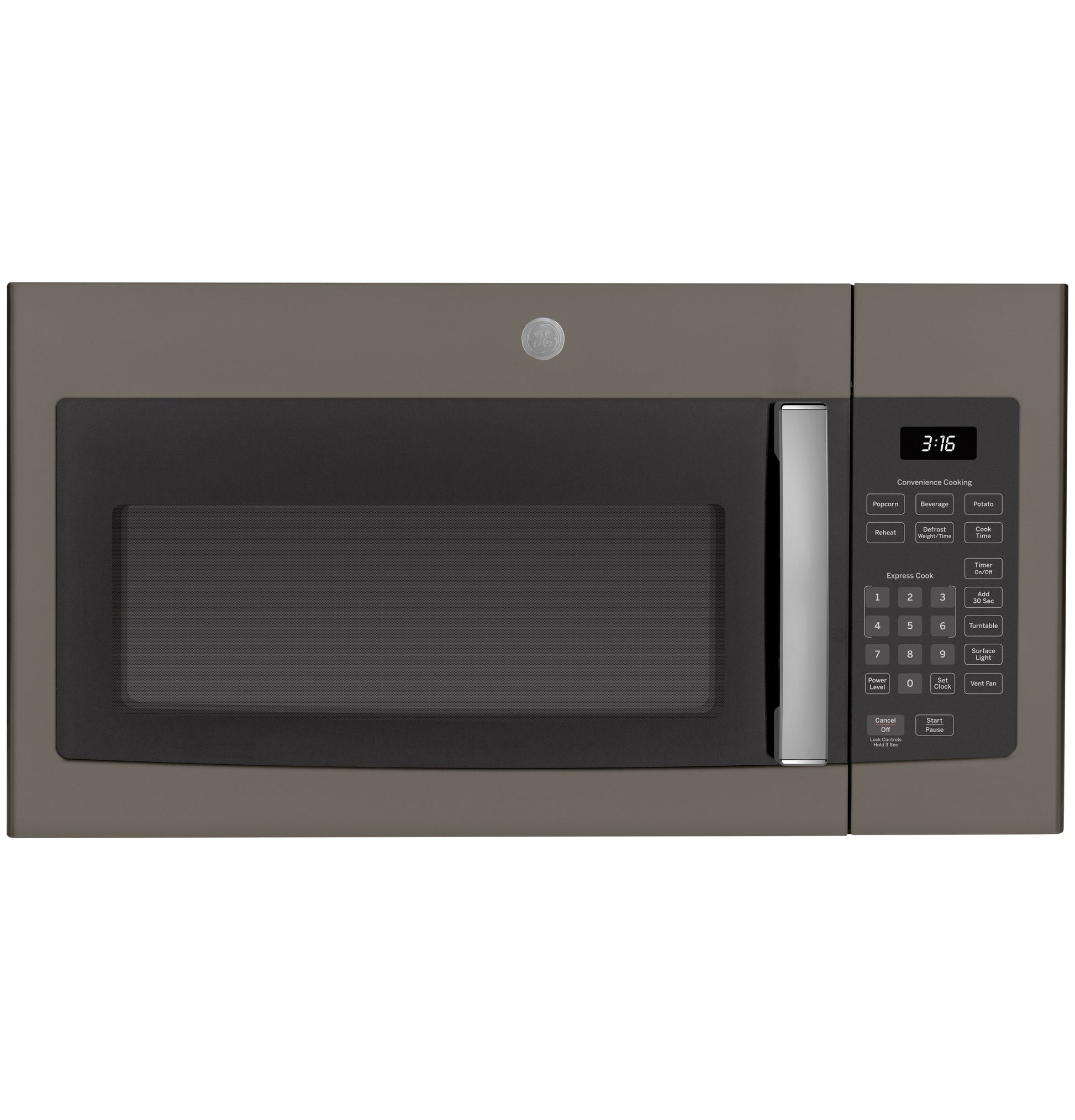 GE 1.6-cu ft Over-the-Range Microwave ( Slate )