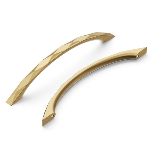 Hickory Hardware Karat 6-5/16-in (160Mm) Center to Center Champagne Bronze Arch Handle Drawer Pulls (10-Pack) H077843CBZ-10B