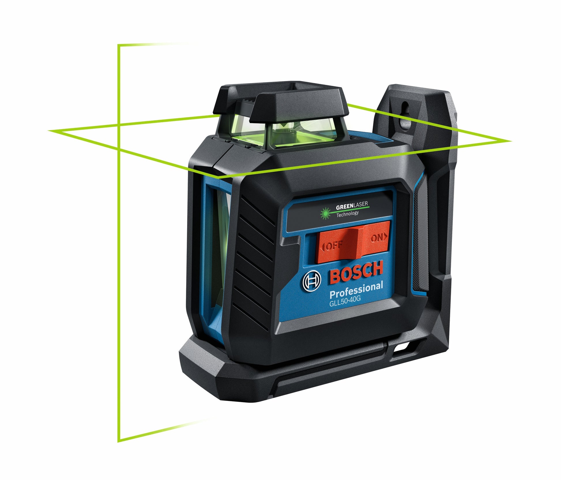 Bosch 100-ft Green Self-Leveling Cross-line Laser Level Kit GLL50-40G