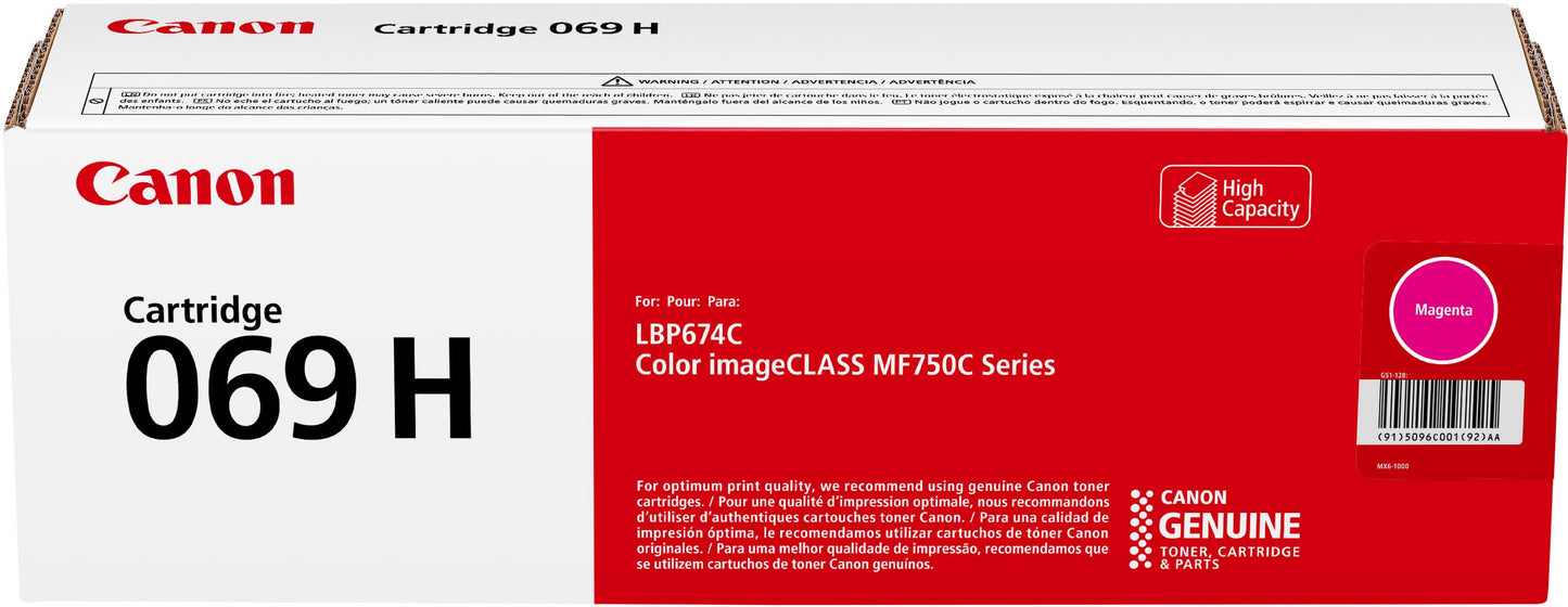 Canon - Toner 069 XL High Yield Toner Cartridge - Magenta