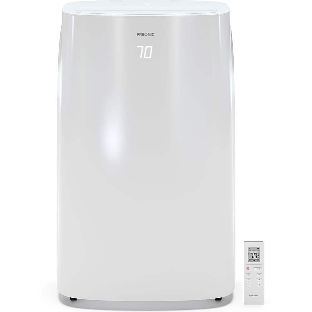 Freonic - 300 Sq. Ft. Portable Air Conditioner with Dehumidifier - White