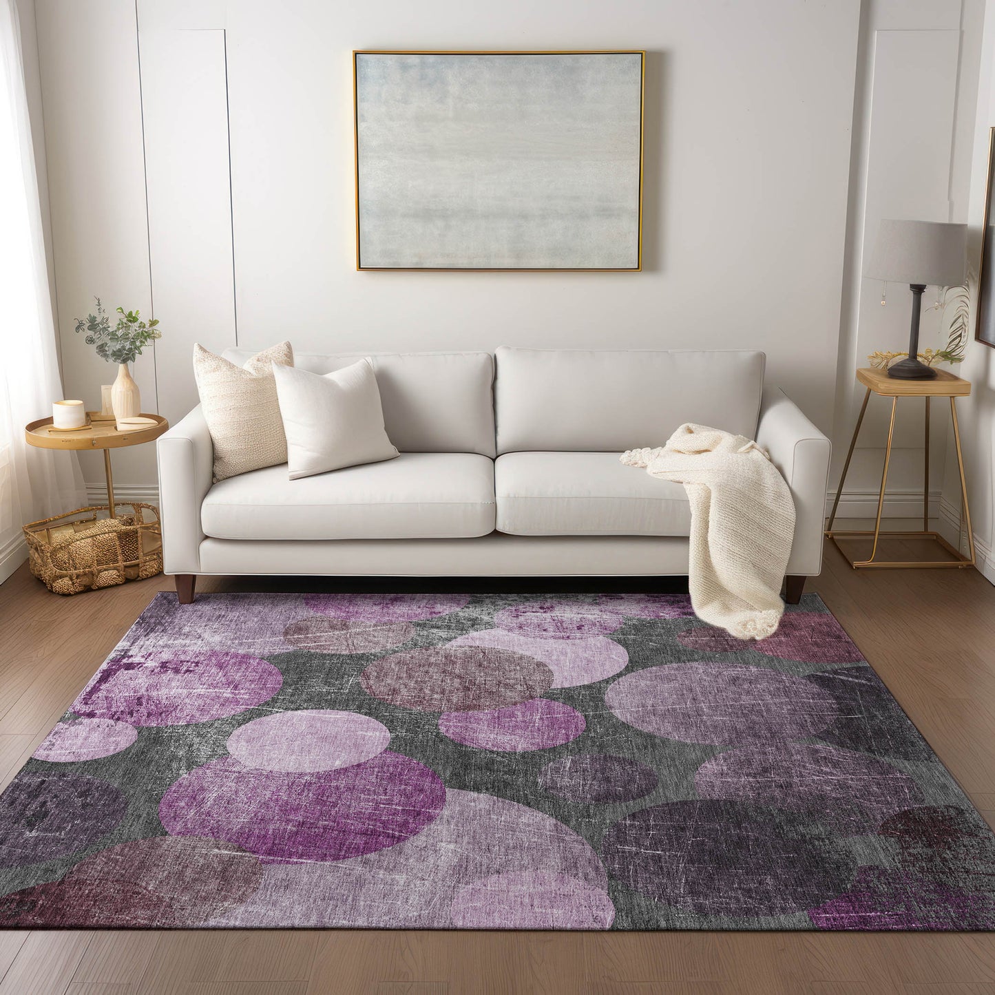 Addison Rugs Chantille ACN556GA 10 x 14 (ft) Garnet Rectangular Indoor/Outdoor Abstract Machine washable Area rug