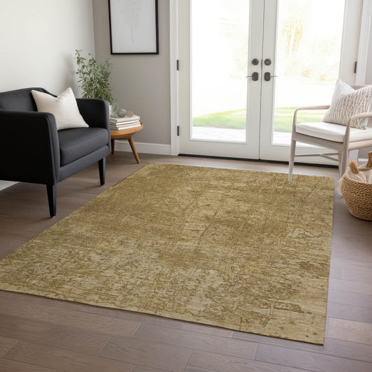 Addison Rugs Chantille ACN559BG 10 x 14 (ft) Beige Rectangular Indoor/Outdoor Geometric Machine washable Area rug