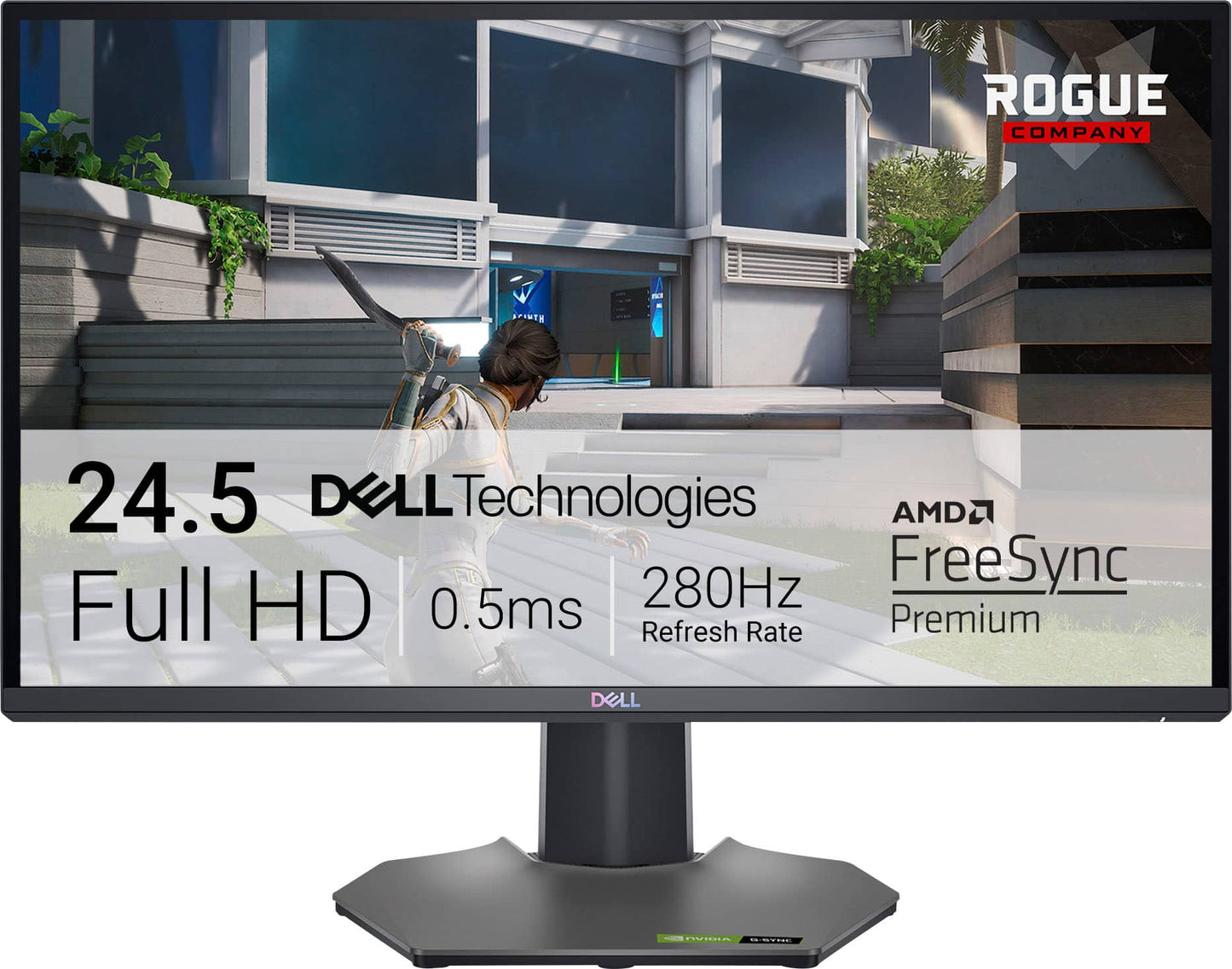 Dell 25 Gaming Monitor - G2524H - Ascent Gray