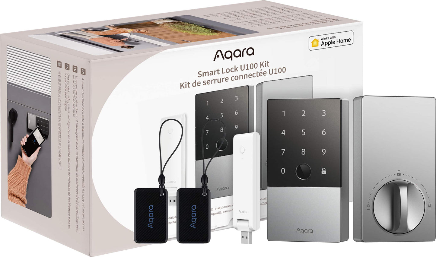 Aqara - Smart Lock U100 Kit - Silver