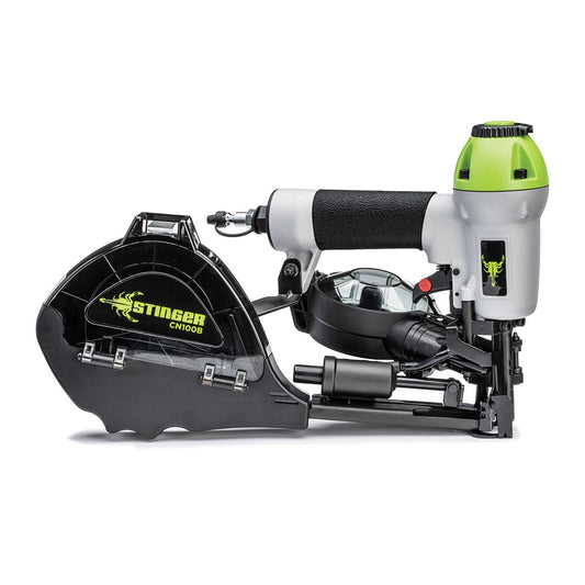 STINGER CN100B Cap Nailer 1-in 15-Degree Pneumatic Roofing Nailer 136252