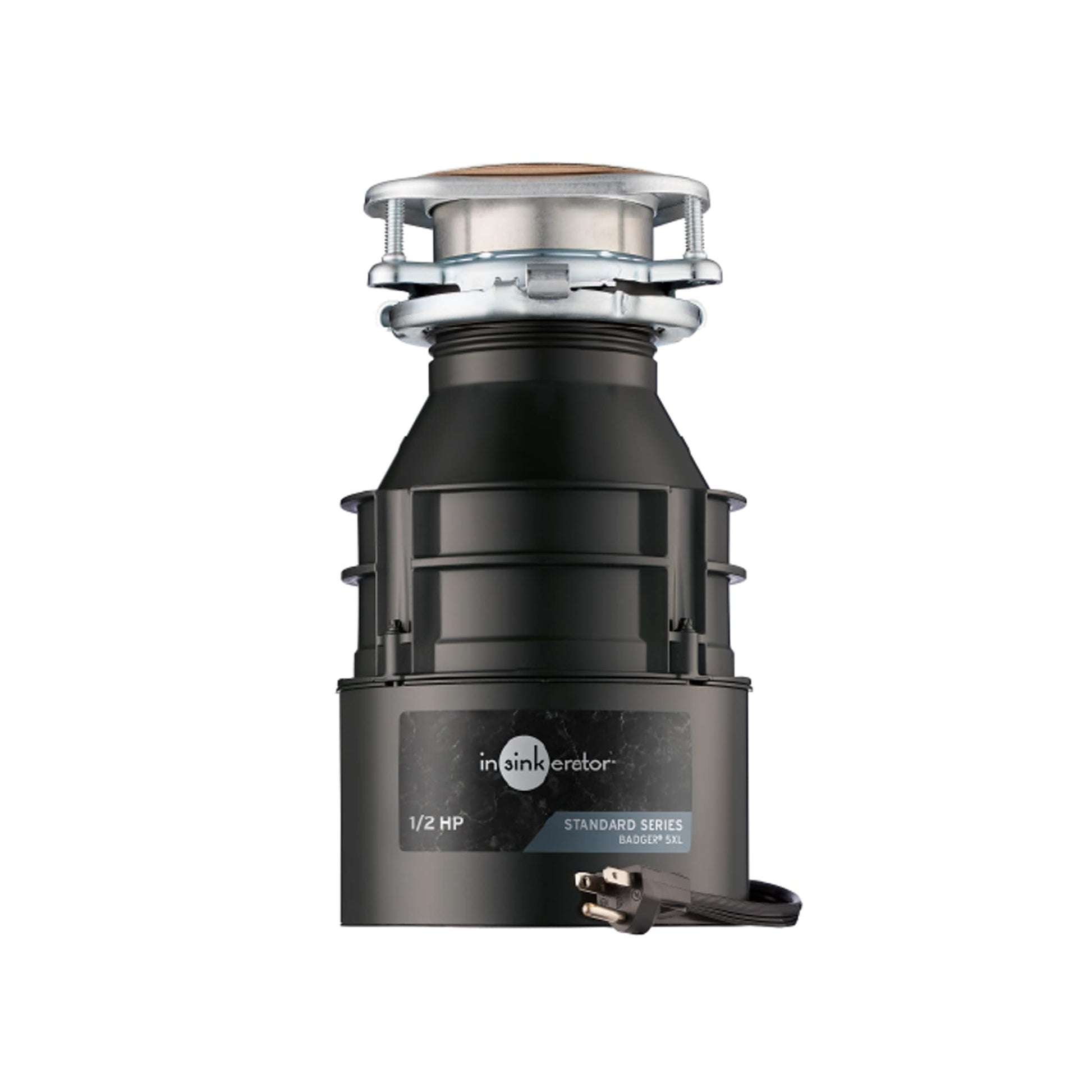 InSinkErator Badger 5XL Continuous Feed 1/2-HP Septic Safe Corded Garbage Disposal 79051A-ISE