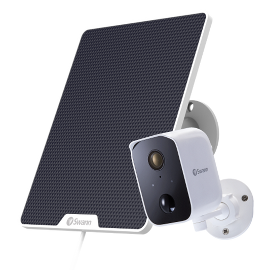 Swann Corecam Security Camera with Solar Charging Panel and Outdoor Stand SWIFI-CORESOL-GL