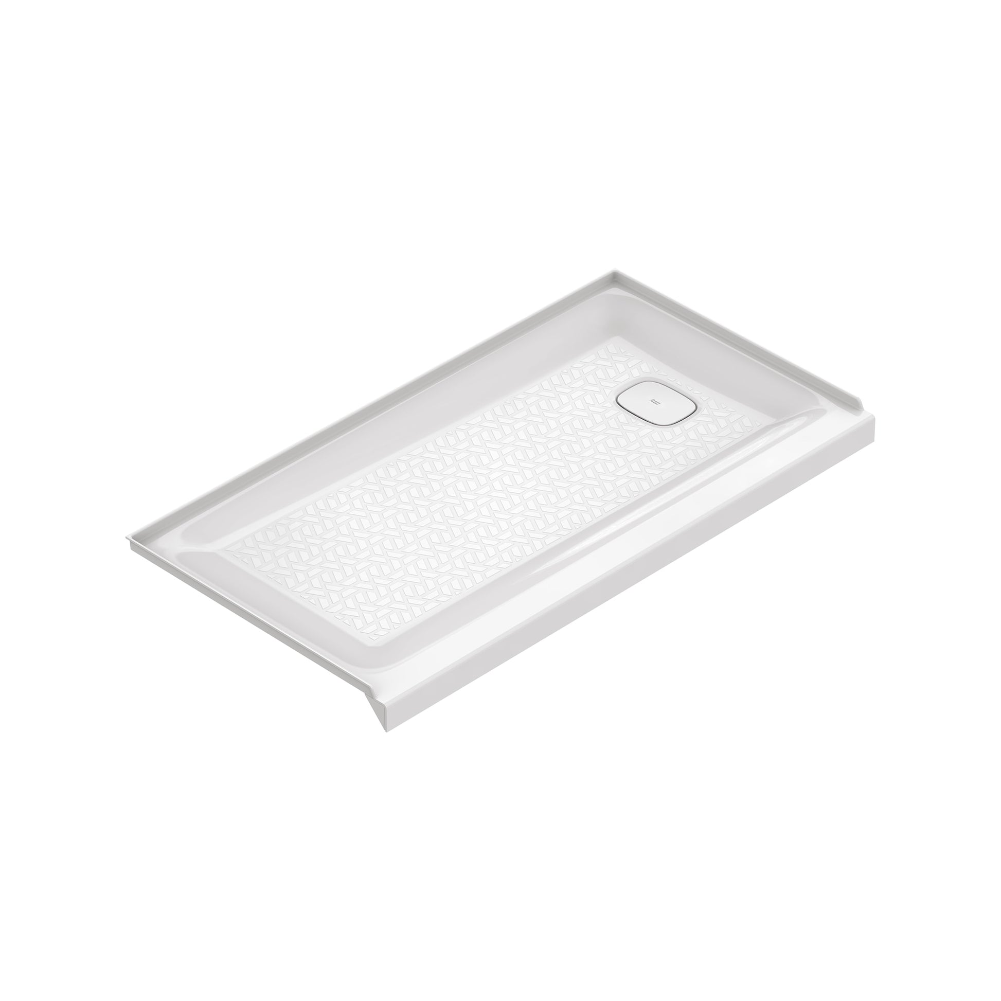 American Standard Aspirations 32-in W x 60-in L Right White Single Threshold Rectangle Shower Pan Base with 5-in H Threshold