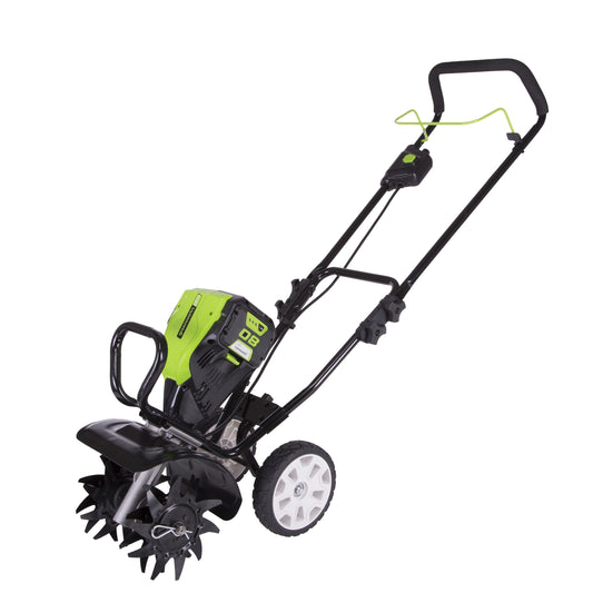 Greenworks Pro 80-volt Lithium Ion Forward-rotating Cordless Electric Cultivator (Battery and Charger Not Included) TL80L00