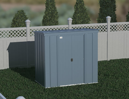 Arrow 6-ft x 4-ft Classic Galvanized steel Metal Storage Shed