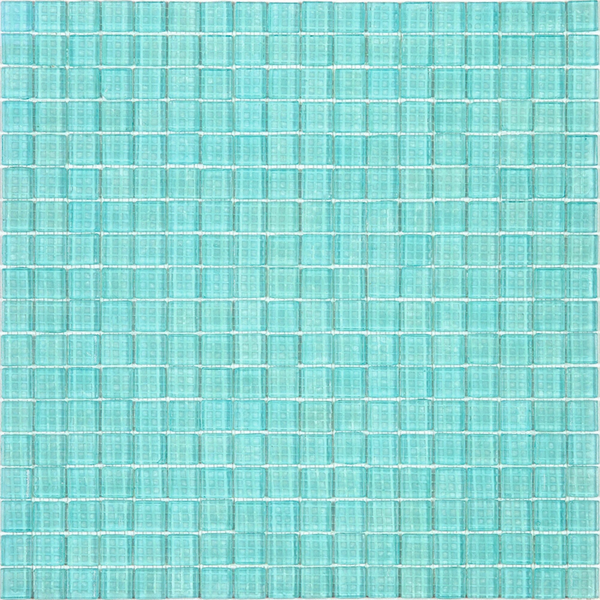 Apollo Tile Skosh Powder Blue 11-1/2-in x 11-1/2-in Glossy Glass Mosaic Floor and Wall Tile (18.69-sq. ft/ Carton)