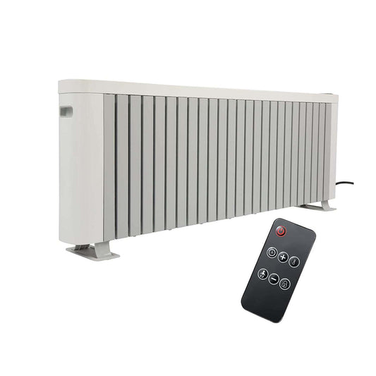 EdenDirect Up to 1500-Watt Convection Compact Personal Indoor Electric Space Heater with Thermostat and Remote Included NCBK0408020