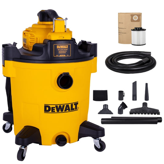 DEWALT Detachable Blower 12-Gallon 5.5-HP Corded Wet/Dry Shop Vacuum with Accessories Included DXV212P