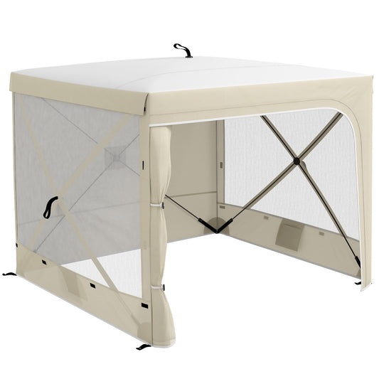 Maocao Hoom 8-ft x 6.9-ft Rectangle White Pop-up canopy