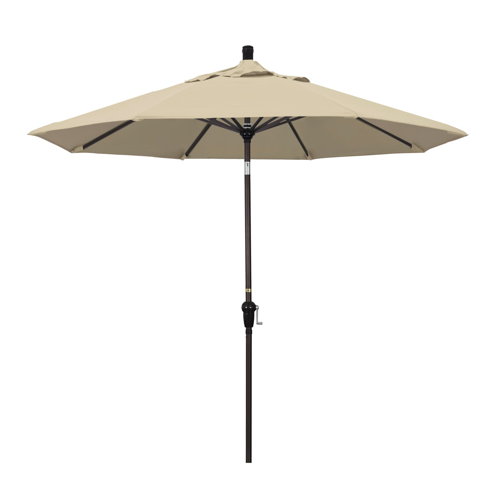 California Umbrella 9-Feet Aluminum Beige Market Patio Umbrella