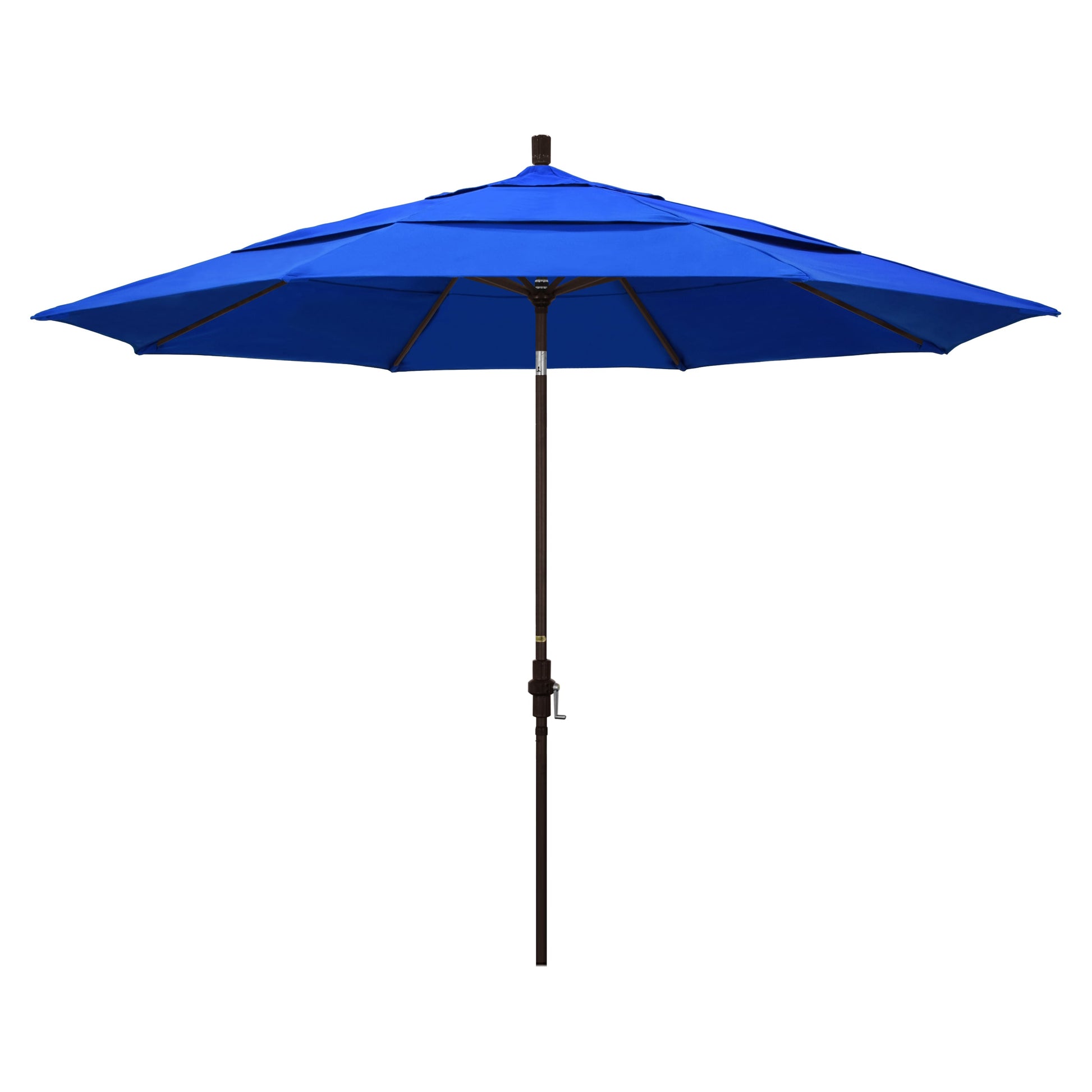 California Umbrella 11-Feet Aluminum Blue Market Patio Umbrella
