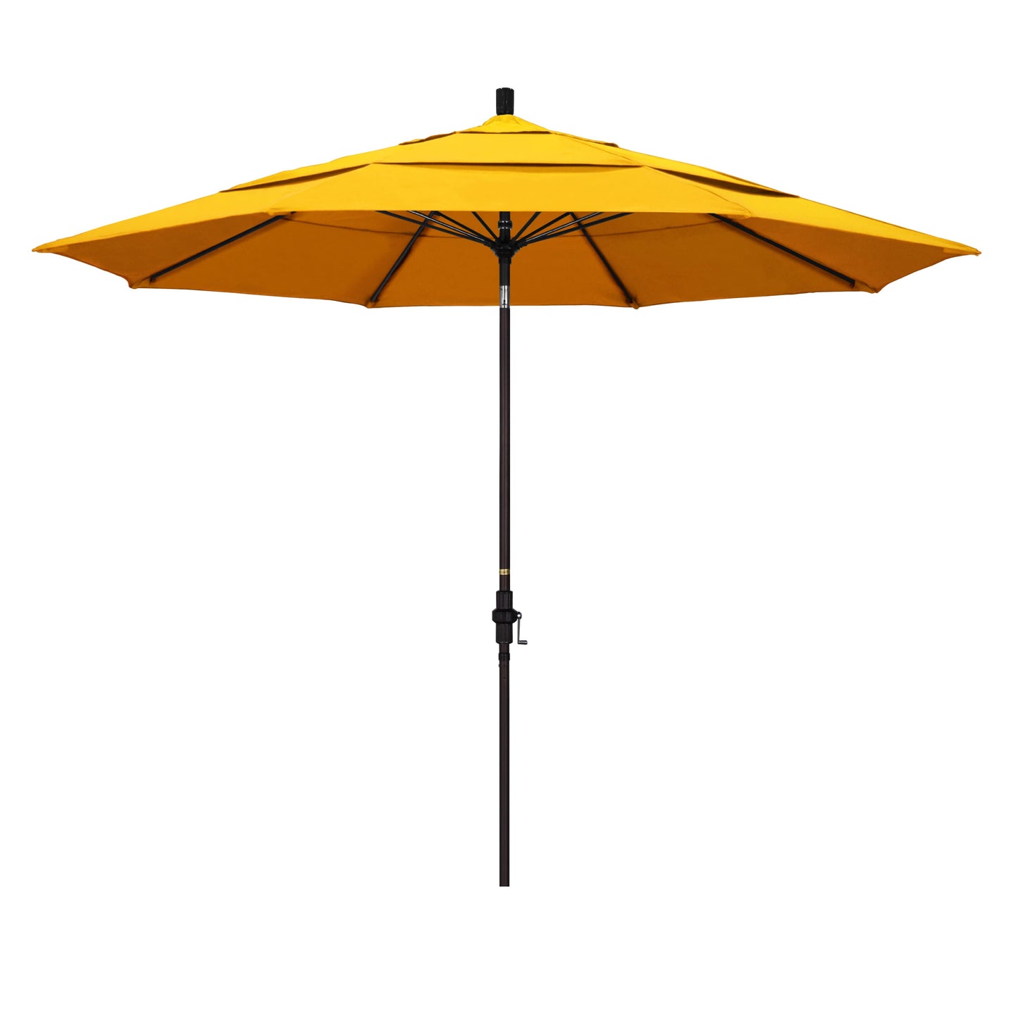 California Umbrella 11-Feet Aluminum Yellow Market Patio Umbrella