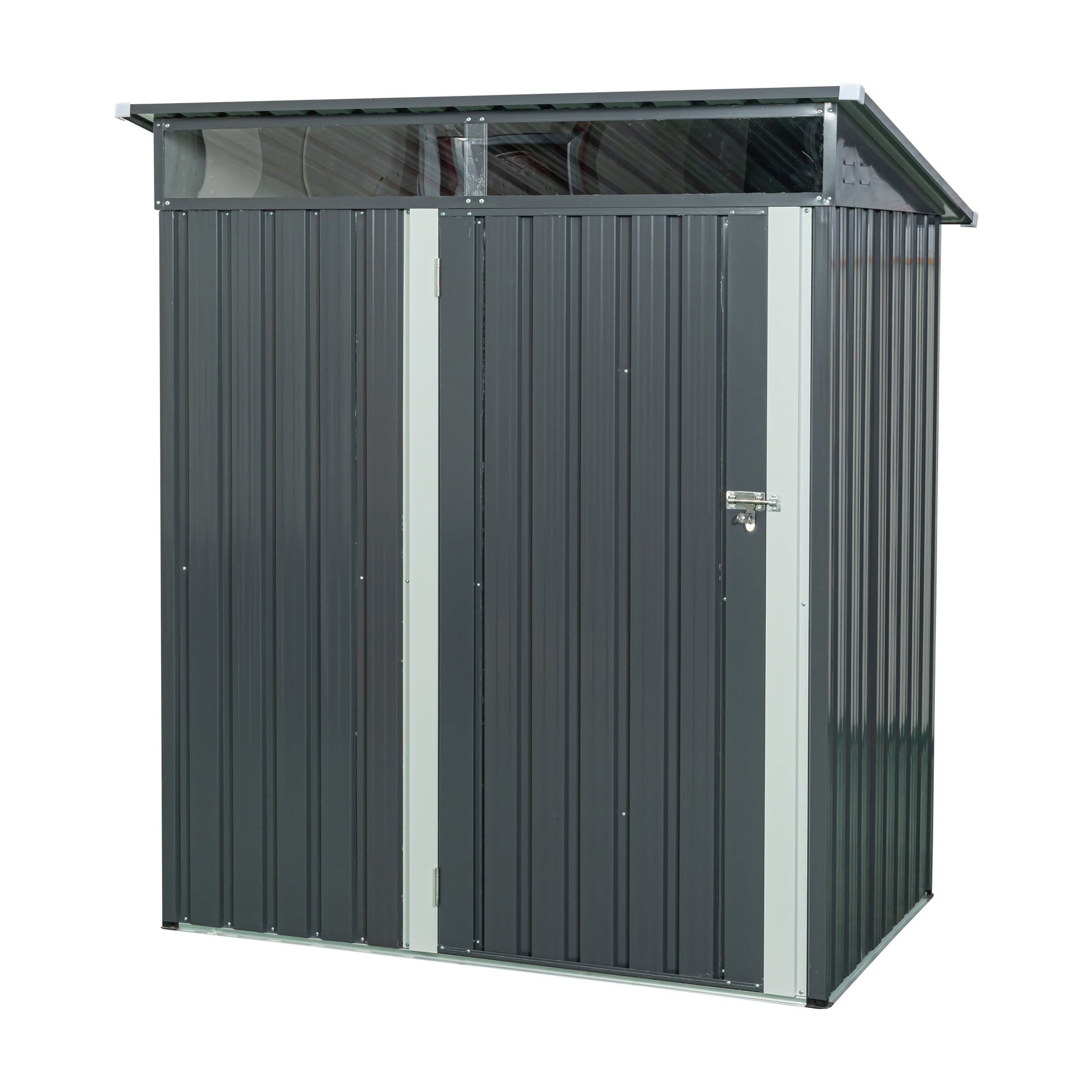 WELLFOR Galvanized steel Metal Storage Shed